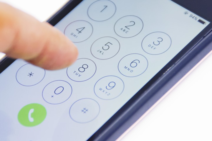 Wählen einer Telefonnummer